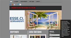 Desktop Screenshot of esseciserramenti.com