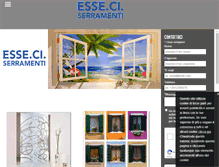 Tablet Screenshot of esseciserramenti.com